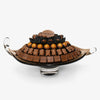 Small Oval Glass Praline Tray