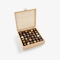 72 Assorted Chocolates in Wood Box