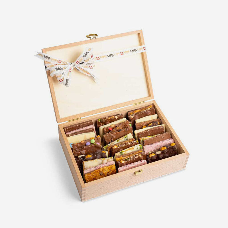 Cascade FrischSchoggi in Wood Box 48 pcs – 1200g