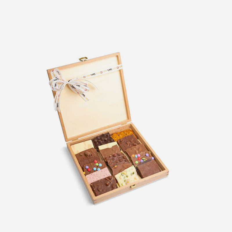 Cascade FrischSchoggi in Wood Box 36 pcs – 800g