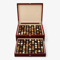 Luxury Double-Layer Wooden Praline Box 144 pcs