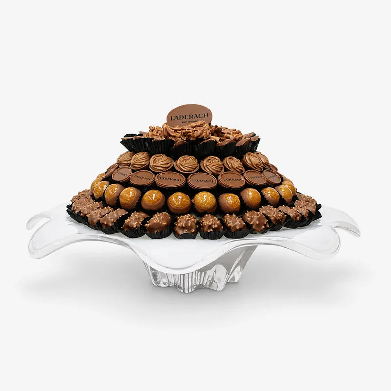 Premium Oval Glass Praline Tray
