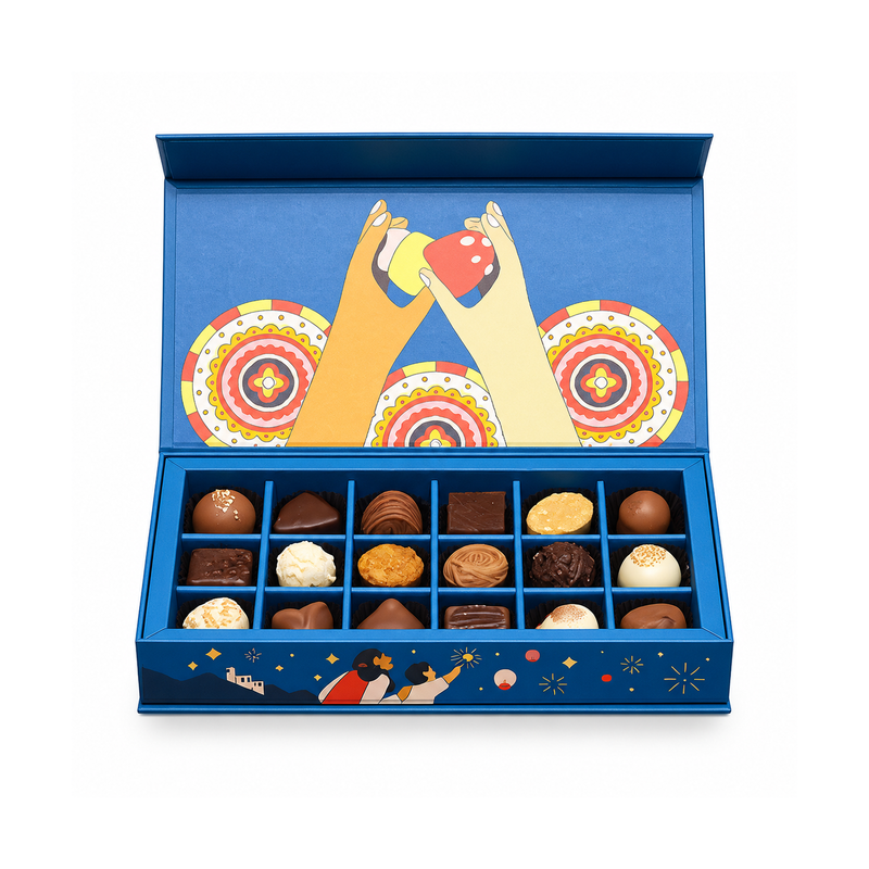 Läderach Diwali Box – 18 Pcs