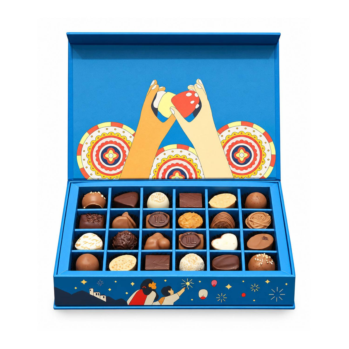 Läderach Diwali Box – 24 Pcs