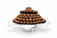 Premium Oval Glass Praline Tray