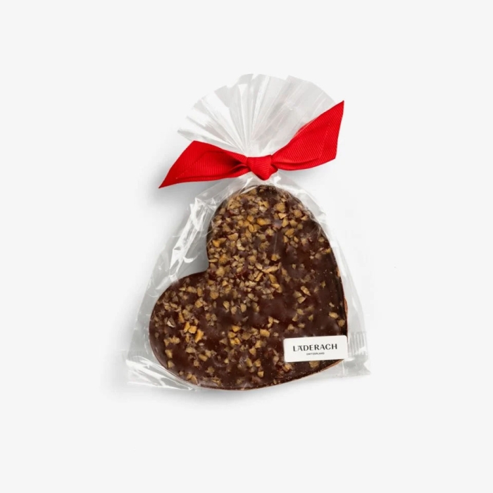 FrischSchoggi Heart Caramel-Almond Dark