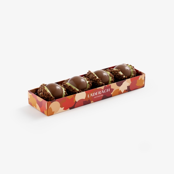 Pralines Mini Chestnuts Milk Box of 4 - Image 2