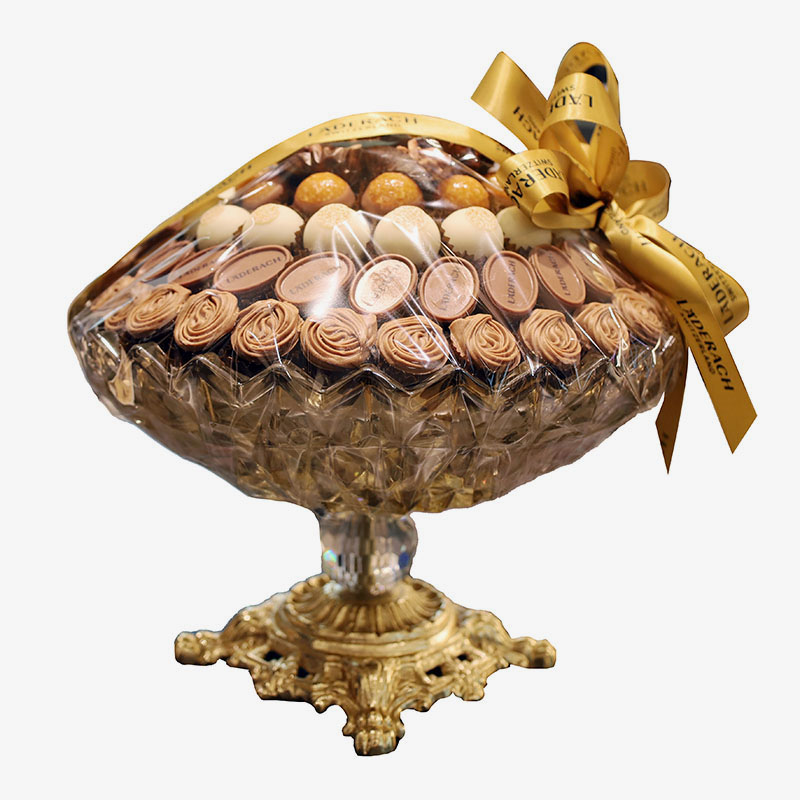 Assorted Praline Glass Bowl